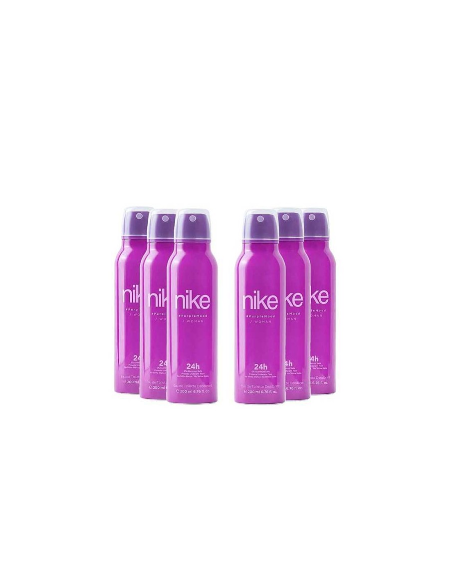 Women Nike | Pack Nike Purple Mood Woman Deodorant Spray 200Ml 6 Units